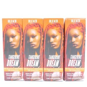 Bleach London Tangerine Dream Semi-Permanent Vegan Hair Dye Color 3 Pack